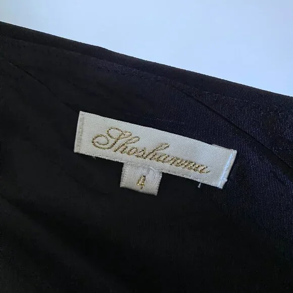 Shoshanna Black One Shoulder Dress